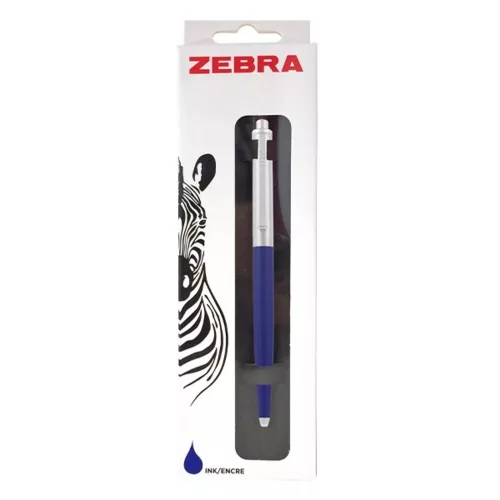 Ballpoint pen ZEBRA 901 push button 0.24 mm blue