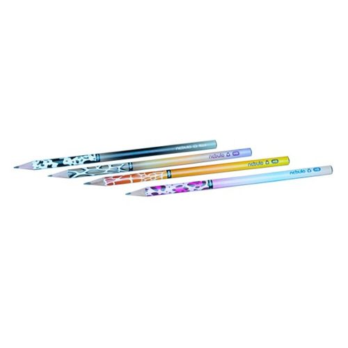 Graphite pencil NEBULO HB triangular Animal pattern 72 pieces