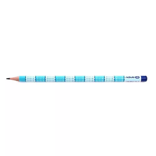 Graphite pencil NEBULO HB with cylindrical multiplication table