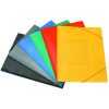 Rubber folder A/4 plastic yellow