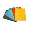 Rubber folder A/4 plastic yellow