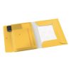 Rubber folder LEITZ Cozy A/4 plastic with extra inner pocket warm yellow