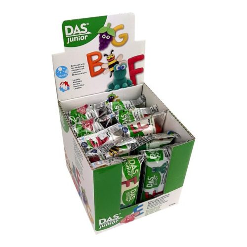 Plasticine display DAS Junior mixed color 10x100 g