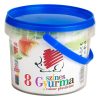 Plasticine ICO Hedgehog colored in 8 colored buckets 700 g