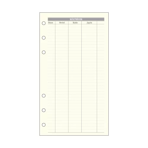 Ring calendar insert SATURNUS L365 binding planner yellow sheet 2025.