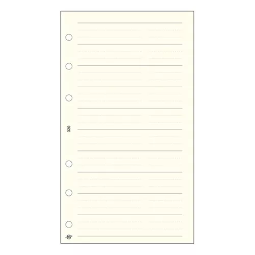 Ring calendar insert SATURNUS M320 telephone bianco yellow flat