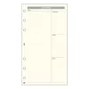Ring calendar insert SATURNUS M368 bianco daily planner yellow sheet