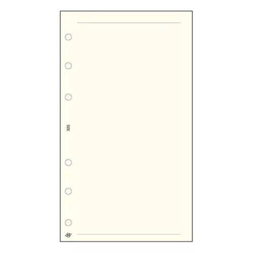 Ring calendar insert SATURNUS S325 plain notepad with yellow sheet