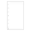 Ring calendar insert SATURNUS S325/F plain notepad white flat