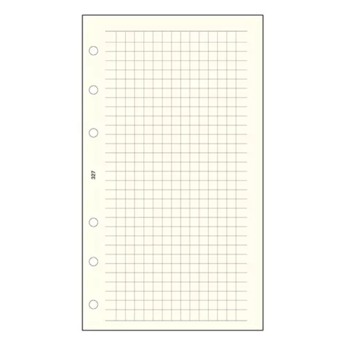 Ring calendar insert SATURNUS S327 square grid notepad with yellow sheet