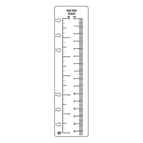 Ring calendar insert SATURNUS S340 ruler