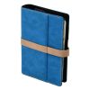 Ring calendar SATURNUS M225 chamois flat blue-beige artificial leather 2025.
