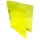 Ring book A/4 20 mm 2 rings transparent yellow