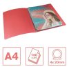 Ring book ESSELTE Color Breeze A/4 25 mm 4 rings PP coral