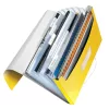 Harmonica folder LEITZ Wow A/4 with 6 plastic compartments yellow