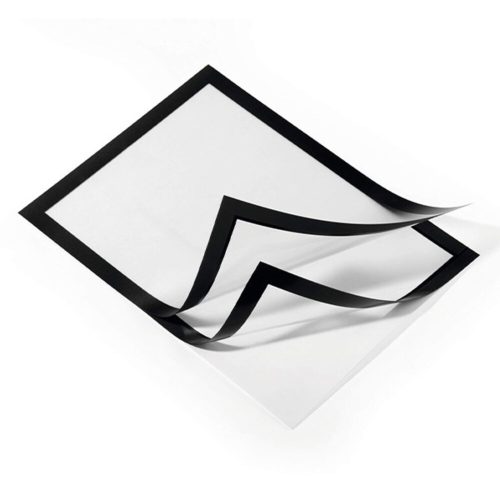 Information frame DURABLE Duraframe A/4 for smooth surface magnetic black 2 pieces