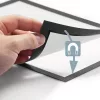 Information frame DURABLE Duraframe A/4 for smooth surface magnetic black 2 pieces