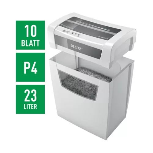 Shredder LEITZ IQ Home Office confetti P4 10 sheets white