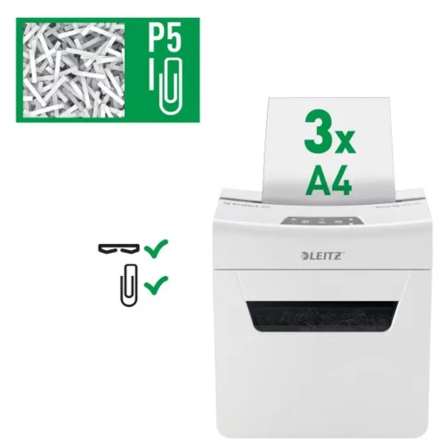 Shredder LEITZ IQ Protect Premium 3M microconfetti 3 sheets
