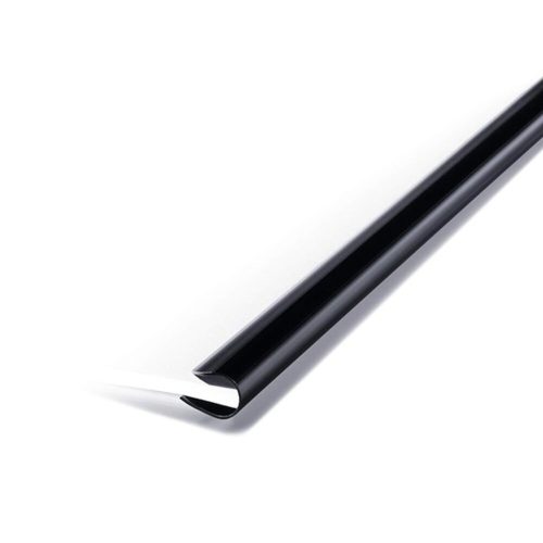 Document rail DURABLE A/4 9 mm black 25 pieces