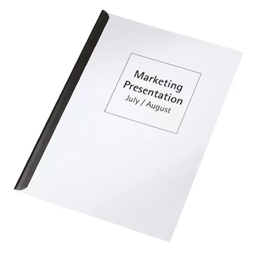 Document rail LEITZ 6 mm transparent 50 pieces/box