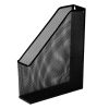 Document slipper with metal mesh 75 mm black