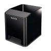 Plastic stationery holder LEITZ double color effect black-grey