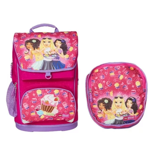 School bag set LEGO Friends Cupcake 2 parts pink