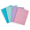 Lined notebook PASTELINI A/5 60 sheets with spiral hard cover