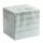 Cube block white FORTUNA 8.5x8.5x8.5 cm wood-free