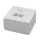 Cube block white FORTUNA 8x8x5 cm glued wood-free