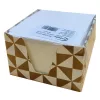 Cube block white FORTUNA 9x9x6 cm in a pattern holder