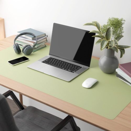 Elbow pad SAX 45x90 cm synthetic leather double-sided blue-light green