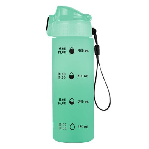 Water bottle OXY CLICK plastic BPA-free 600 ml Pastel green