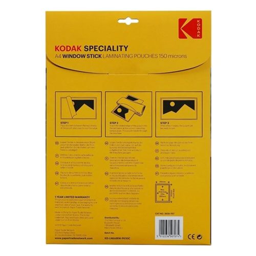 Laminating film KODAK A/4 150 micron glass adhesive 10 sheets