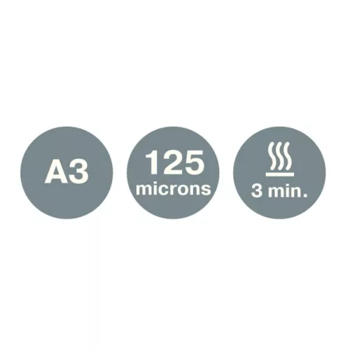 Laminator LEITZ iLAM Home Office A/3 80-125 micron gray