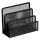 File holder with metal mesh black