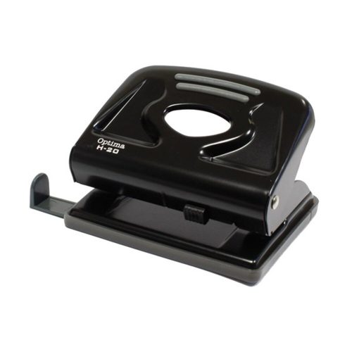 Punch OPTIMA H-20 2 holes metal 20 sheets black