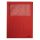Folder LEITZ A/4 cardboard with window red