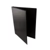 Folder with zipper A/5 pvc vertical black