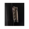Folder with zipper A/5 pvc vertical black