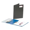 Folder with zipper ESSELTE standard A/4 blue