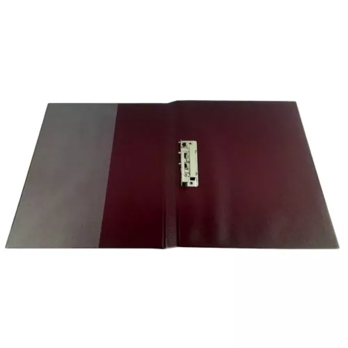 Folder with zipper FORTUNA A/4 pvc burgundy