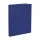 Folder with zipper OPTIMA A/4 cardboard blue