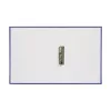 Folder with zipper OPTIMA A/4 cardboard blue