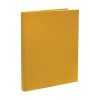 Folder with zipper OPTIMA A/4 cardboard yellow