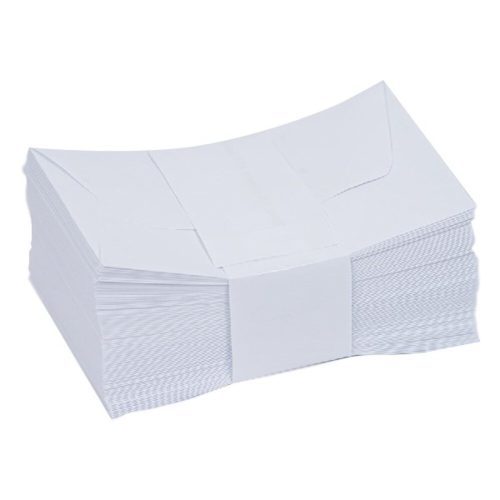 Business envelope KASKAD folded 70x105mm 07 white 100 pieces