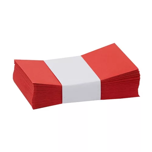 Business envelope colored KASKAD embossed 70x105mm 29 red 50 pieces