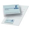 Business card case DJOIS self-adhesive 95x60 mm open top 10 pieces