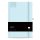 Lined notebook STREET Casual A/5 96 pages with rubber hard cover pastel blue